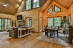 Dining adjacent to great room